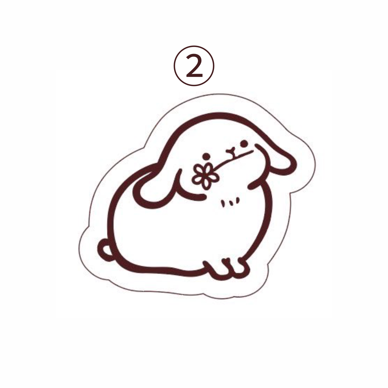 うさステッカー