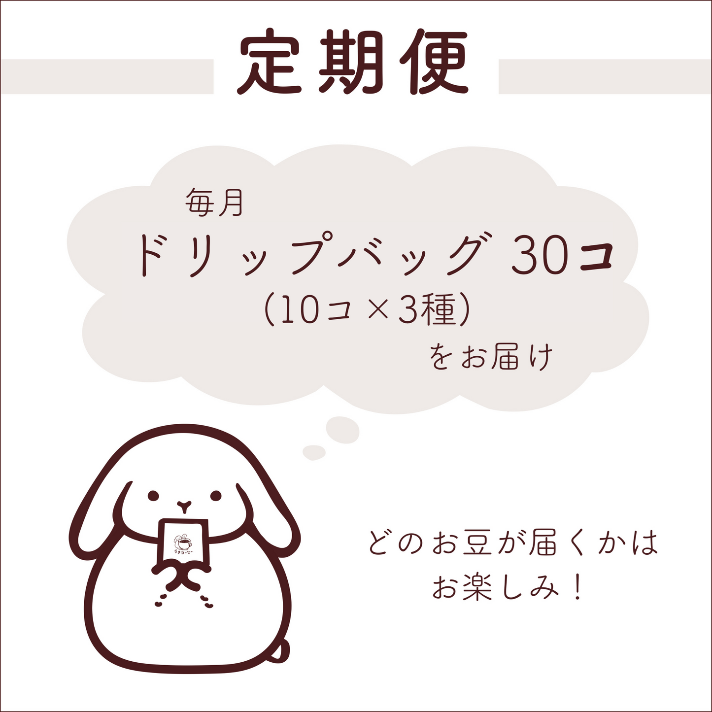 ドリップバッグ 定期便