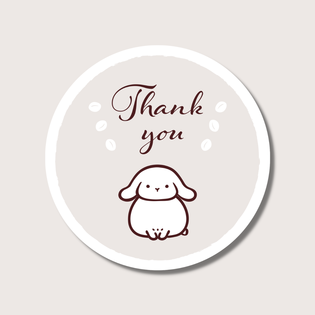 うさぎギフトステッカー – うさコーヒー